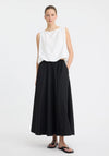 Coco Taffeta Skirt Black