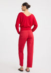 Micah V Neck Pullover Poppy