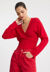 Micah Wrap Top Poppy