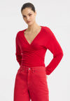 Micah Wrap Top Poppy