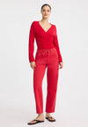 Micah Wrap Top Poppy
