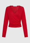 Micah Wrap Top Poppy