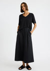 Millie V Neck T Black