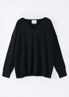 103 Classic V Neck Blk