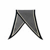 Scarf - Grey and Black Trim