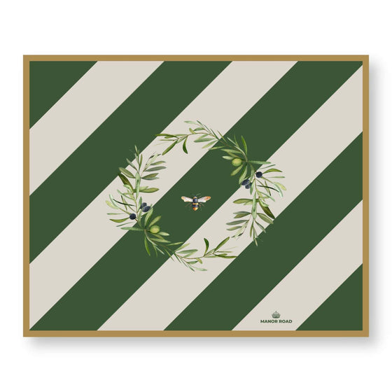Olive & Bee Paper Placemat Pad 30 sheets