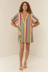 Lennon Mini Dress Anana Stripe