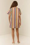 Lennon Mini Dress Anana Stripe