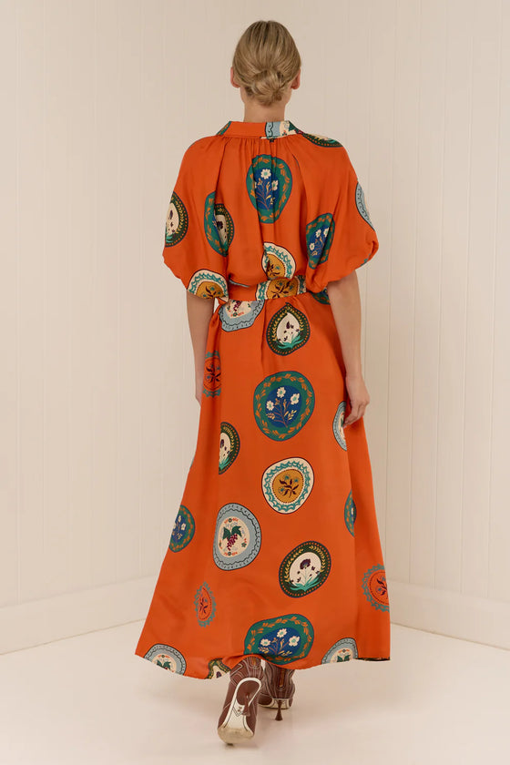 Carla Orange Dress