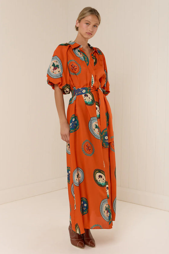 Carla Orange Dress