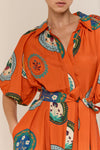 Carla Orange Dress