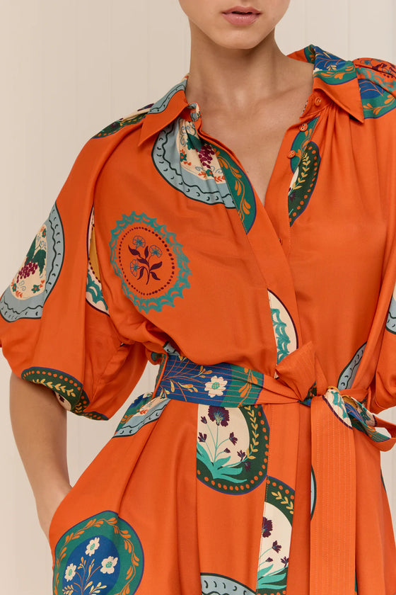Carla Orange Dress