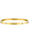Dylan Bangle Gold - Clear