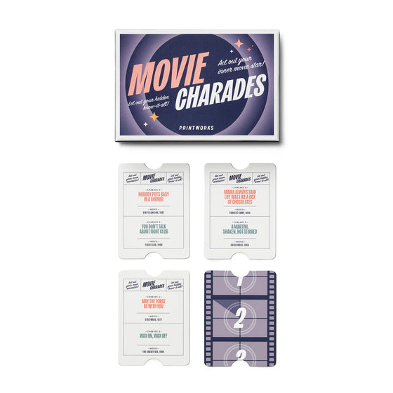 Charades Movie Card Game