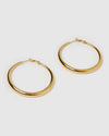 Riley Gold Hoop Earrings Large