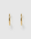 Riley Gold Hoop Earrings Large