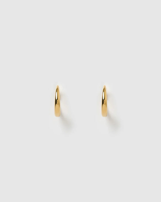 Riley Gold Hoop Earrings Small