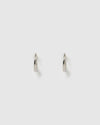 Riley Silver Hoop Earrings Small
