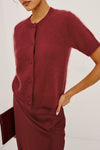 Roman SS Sweater Crimson
