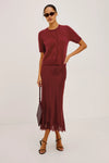 Roman SS Sweater Crimson