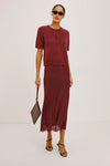 Roman SS Sweater Crimson