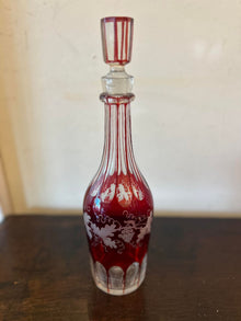  Early Flash Glass Decanter