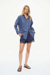Chiara Long Sleeve Shirt - Stripes