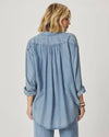 Indigo Button Down Top