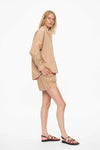 Chiara Long Sleeve Shirt - Toffee