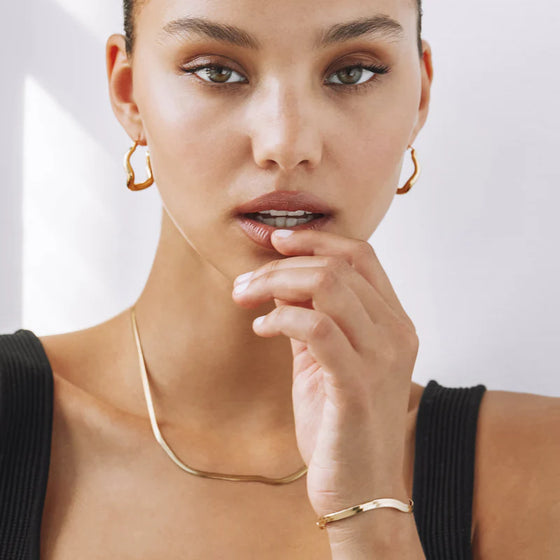 Wabi Sabi Hoops - Gold