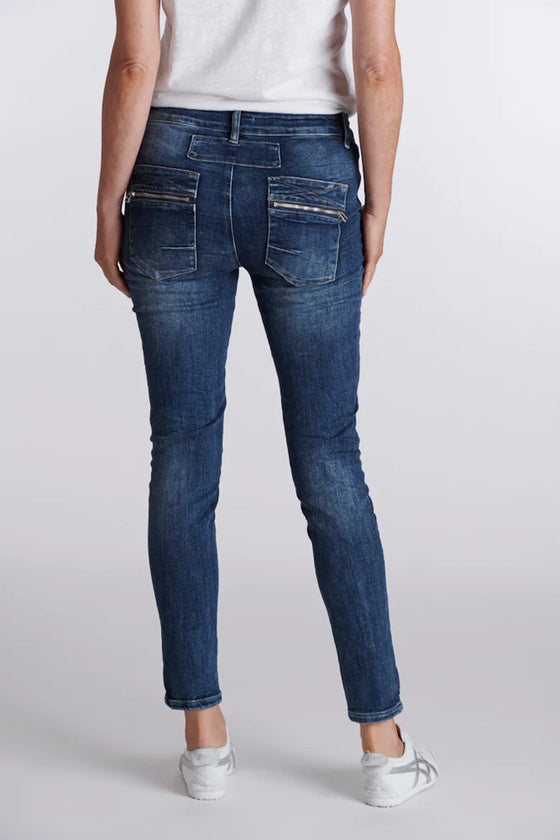 New Jean With Zip Pockets