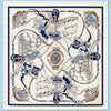 Carter Blue Nautical Scarf