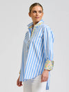 Elodie Trim Floral Pale Blue Floral Trim