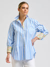 Elodie Trim Floral Pale Blue Floral Trim