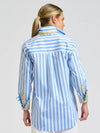 Elodie Trim Floral Pale Blue Floral Trim