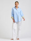 Elodie Trim Floral Pale Blue Floral Trim