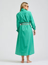 Pia Longline Shirtdress Marine Green