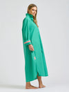 Pia Longline Shirtdress Marine Green
