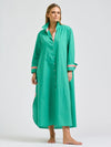 Pia Longline Shirtdress Marine Green