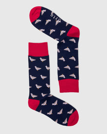  Navy Seagulls Socks