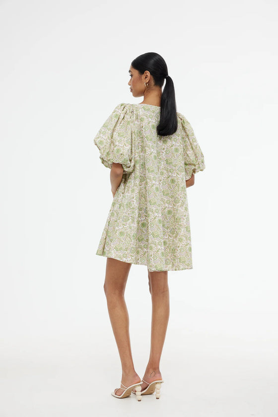 Palm Mini Dress Flora Bloom