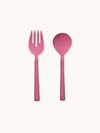 Enamel Berry Salad Servers