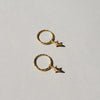 Starburst Mini Hoops - Gold
