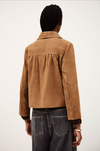 Milas Suede jacket Cognac