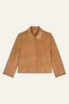 Milas Suede jacket Cognac