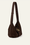 Chocolate Suede Bag