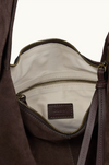 Chocolate Suede Bag