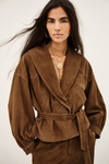 Bash Suede Manon Jacket Tobacco