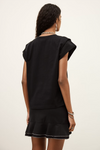Pio Padded Tee Black