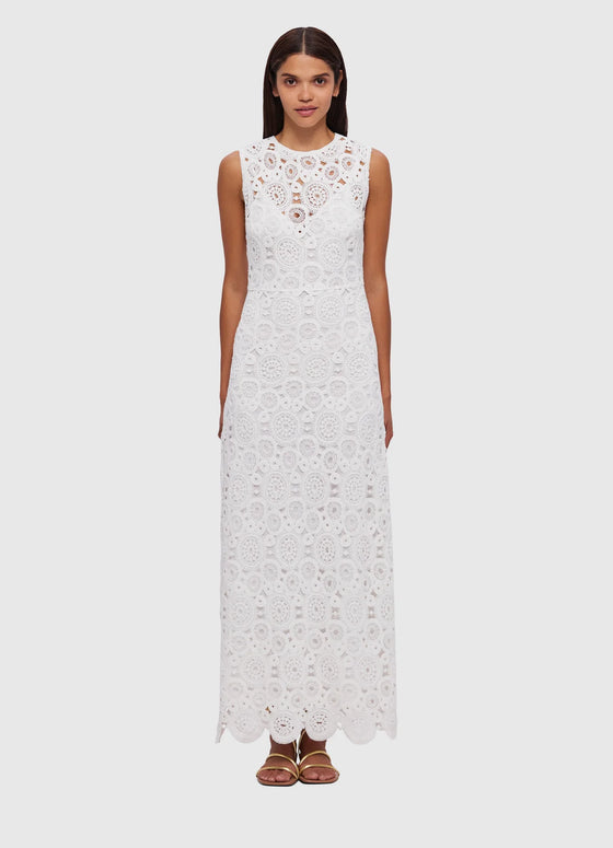 Serena Crochet Midi Dress